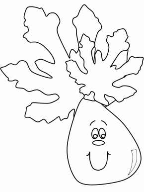Fig Coloring Page