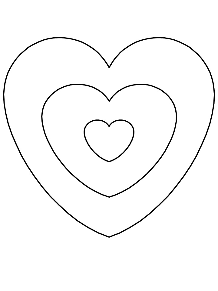 Hearts Valentines Coloring Pages Coloring Book