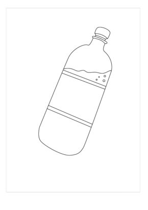 Water Bottle Coloring Pages Printable Coloring Book Coloring