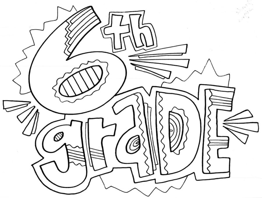 6th Grade Coloring Page