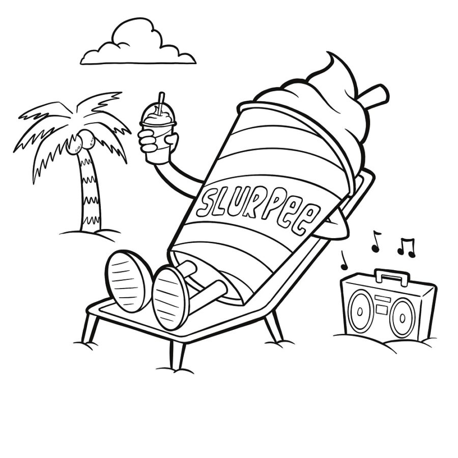 7 eleven coloring page