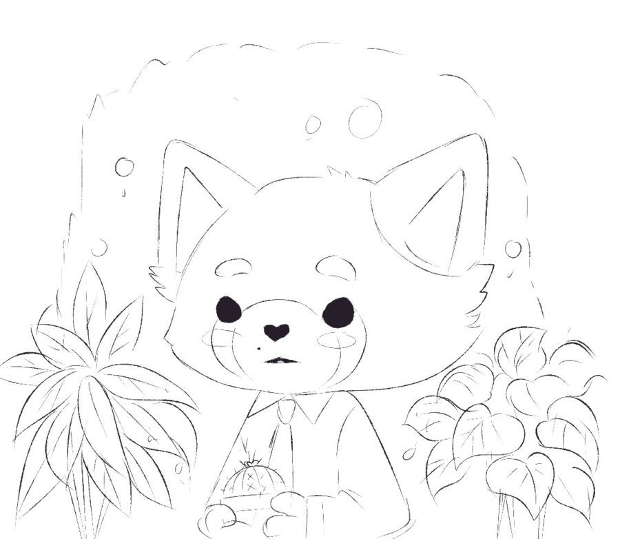 Aggretsuko Coloring Pages