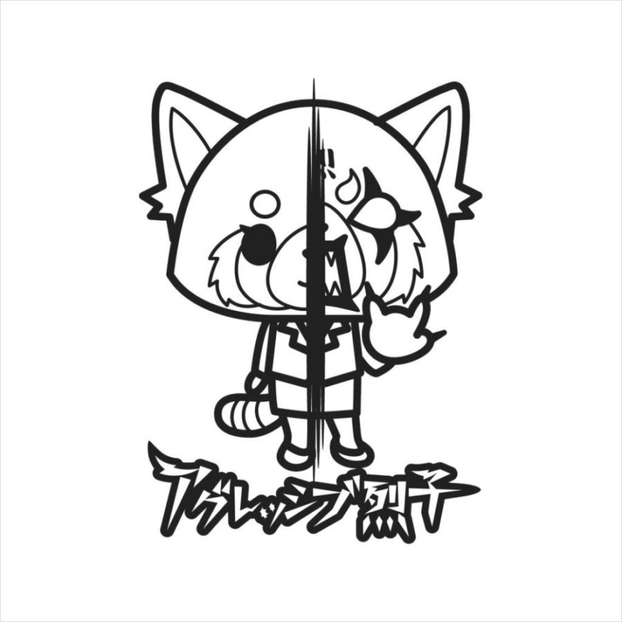 printable aggretsuko coloring pages