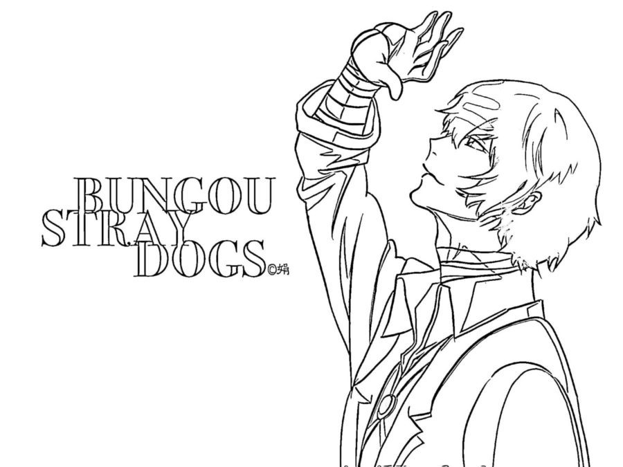 Dazai Osamu coloring pages free