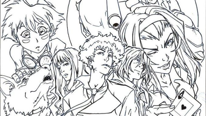 Cowboy Bebop 8 Coloring Pages | Best Cowboy Bebop Coloring Pages