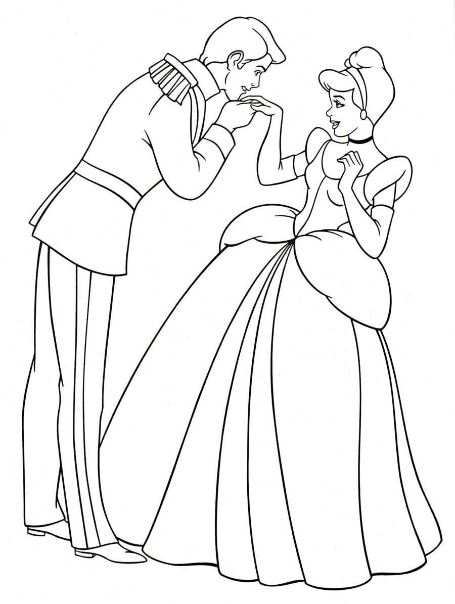 Cinderella Coloring Page