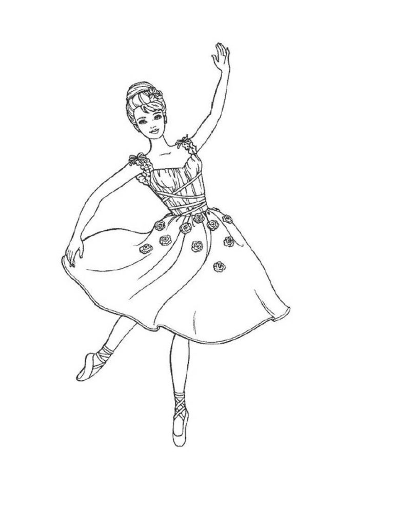 Free Ballet Sports Coloring Pages & coloring book.