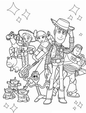 Free Printable Coloring Pages Toy Story & coloring book.