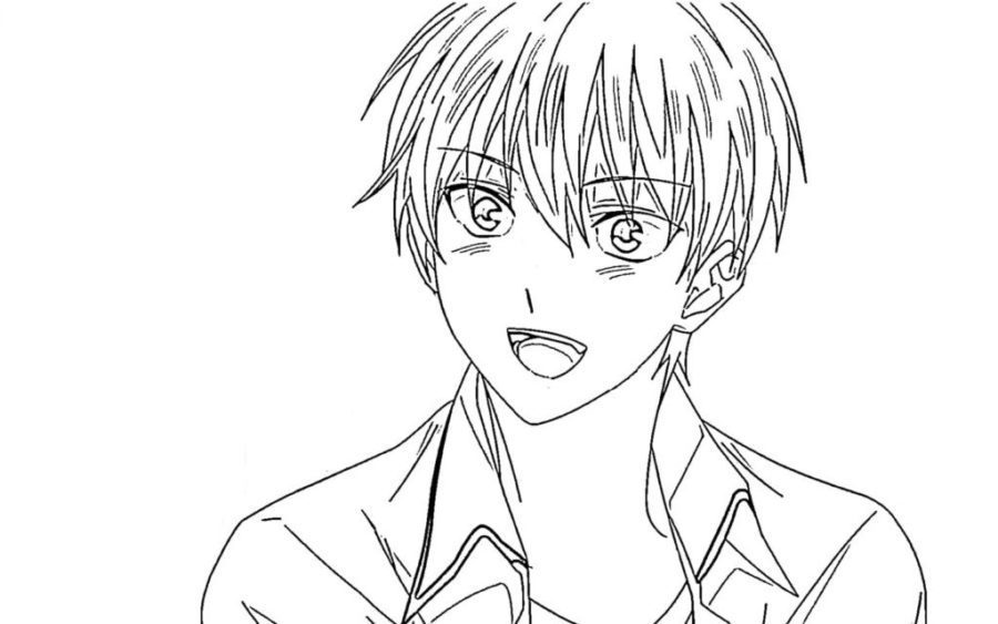 Kyo Sohma Coloring Page