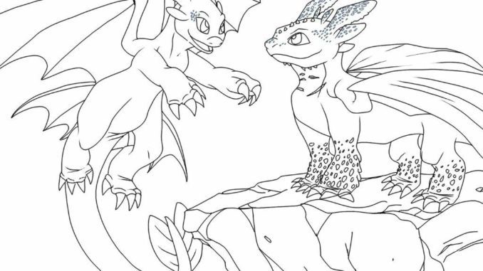 How To Train Your Dragon 12 Coloring Pages | Best coloring page for kids