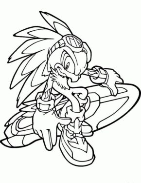 Jet from Sonic Coloring Pages & coloring book.