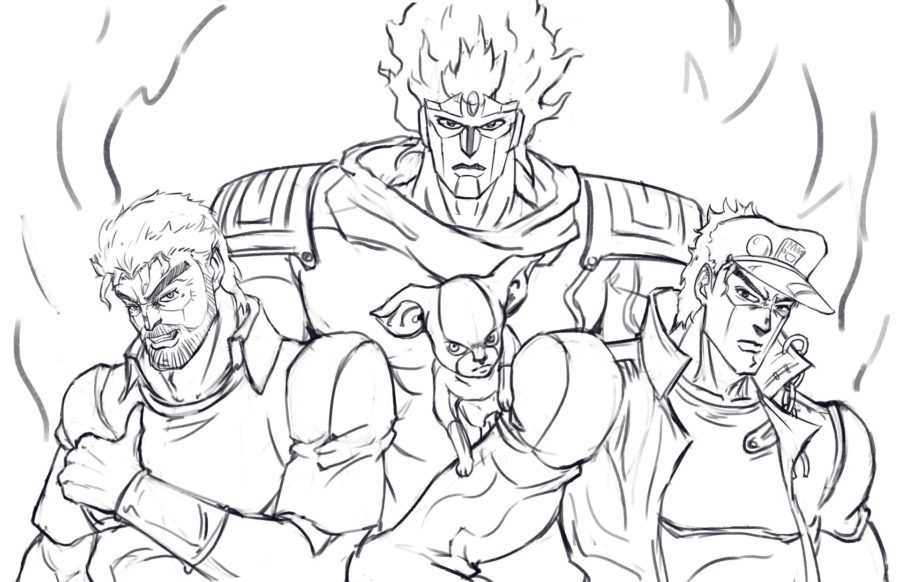 JoJo's Bizarre Adventure Coloring Pages