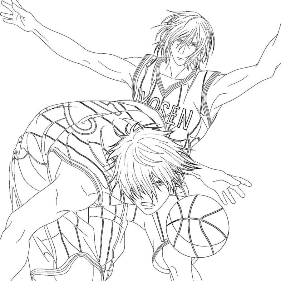 Printable Kuroko No Basket Coloring Pages