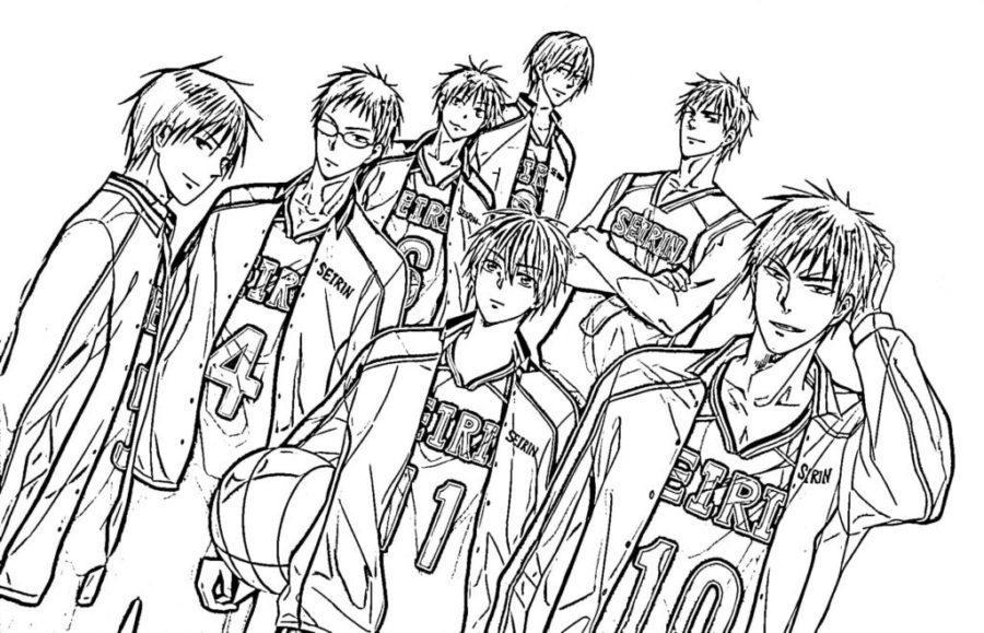 Kuroko No Basket Coloring Page