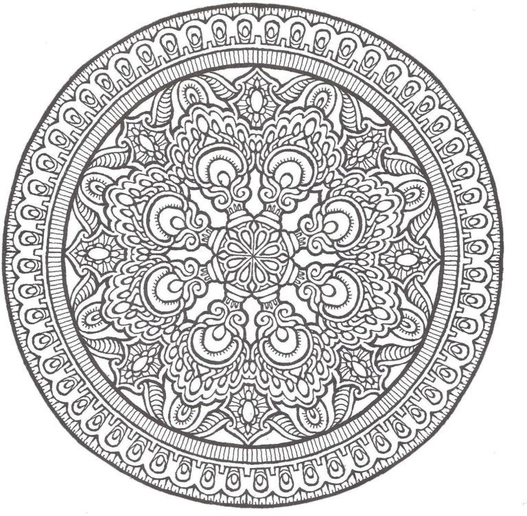 mandala art images Coloring Pages | Best coloring pages & book for kids