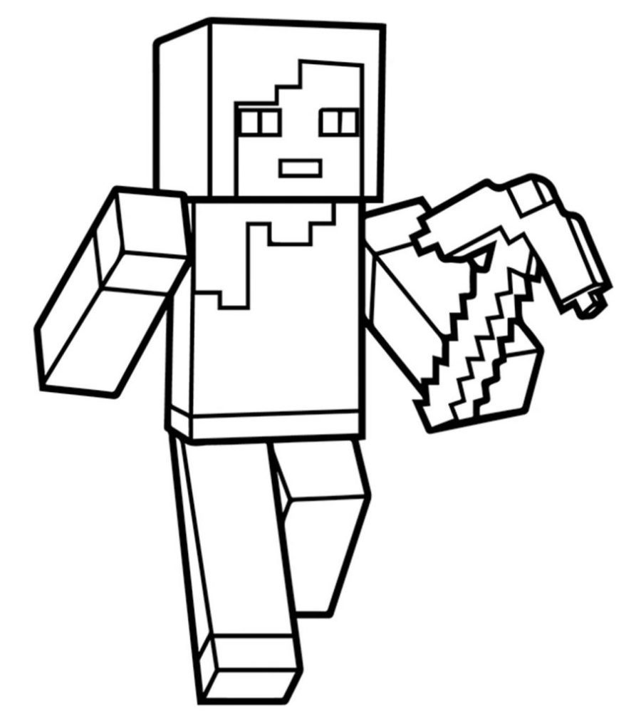 Minecraft Coloring Pages For Kids