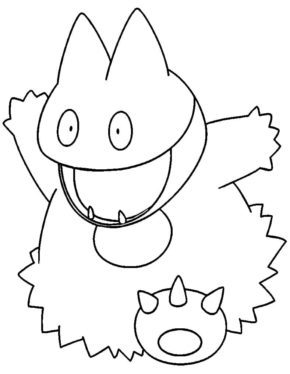 Munchlax Coloring Page & coloring book. 6000+ coloring pages.