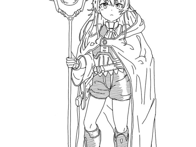 Mushoku Tensei 11 Coloring Pages | Best Mushoku Tensei coloring page