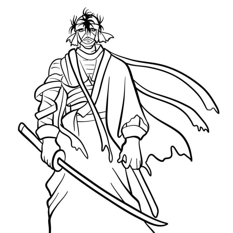 Dazai Osamu Face coloring pages | Best coloring pages for kids