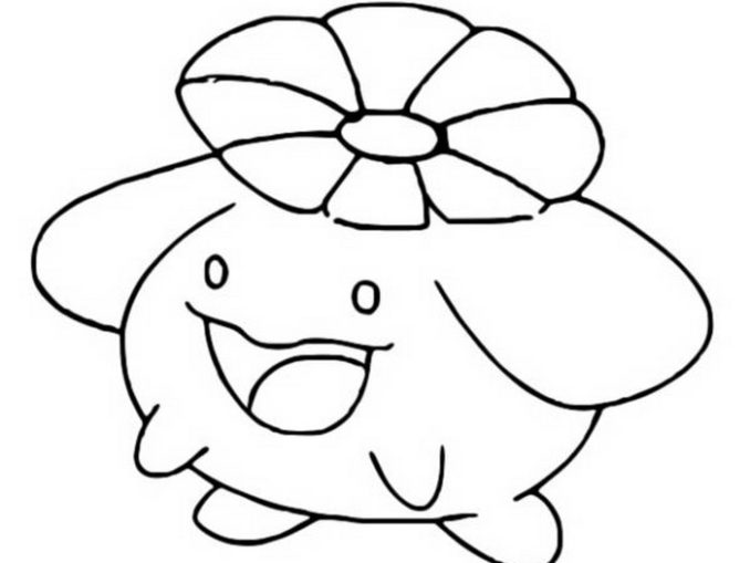 skiploom color pages pokemon