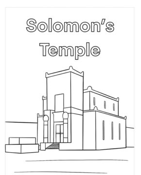 LDS Temple Coloring Page | LDS Temple coloring book.