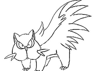 stunky coloring pages printable pokemon