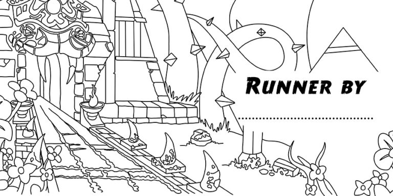 Temple Run Coloring Pages & coloring book..