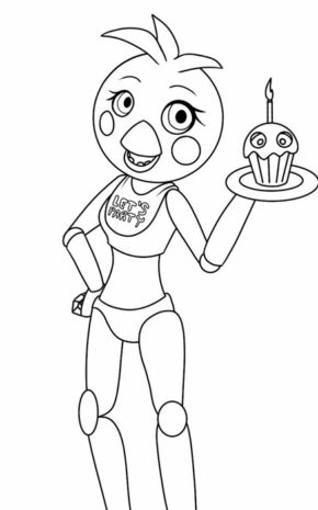 Toy Chica Coloring Pages & coloring book. 6000+ coloring pages.