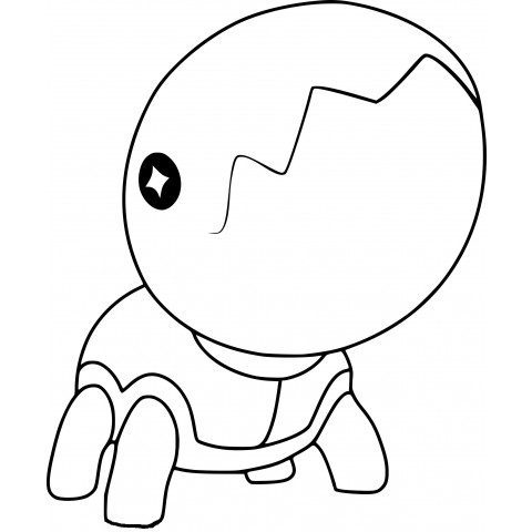 Trapinch Coloring Page & book. Free to Print Trapinch Page