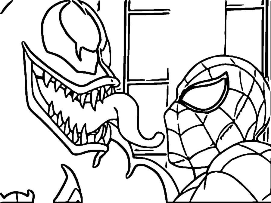 Venom Coloring Pages Free