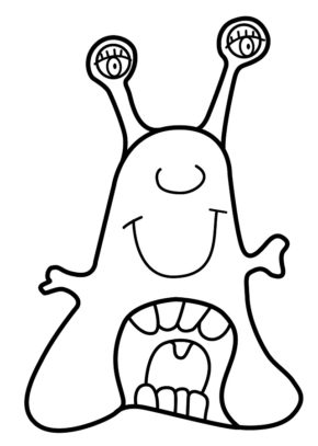 Alien Coloring Pages Kids & coloring book. 6000+ coloring pages.