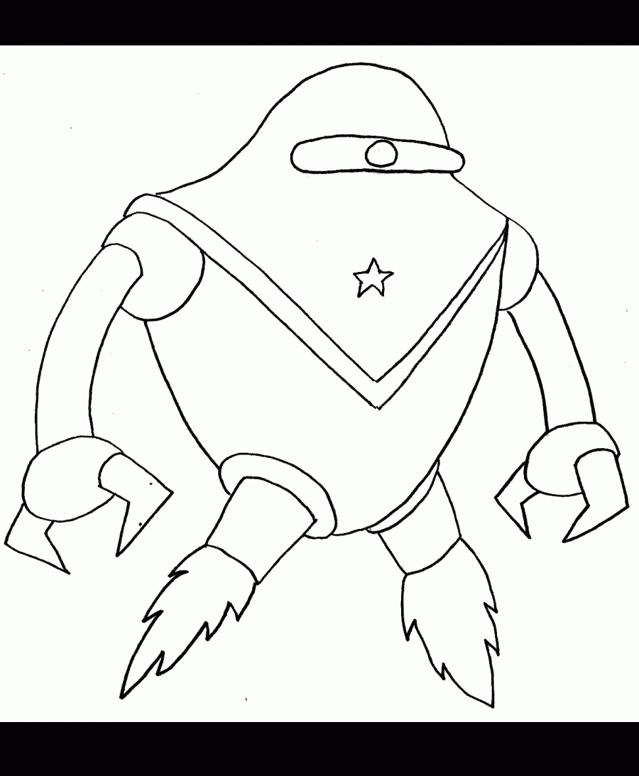 Alien Coloring Pages