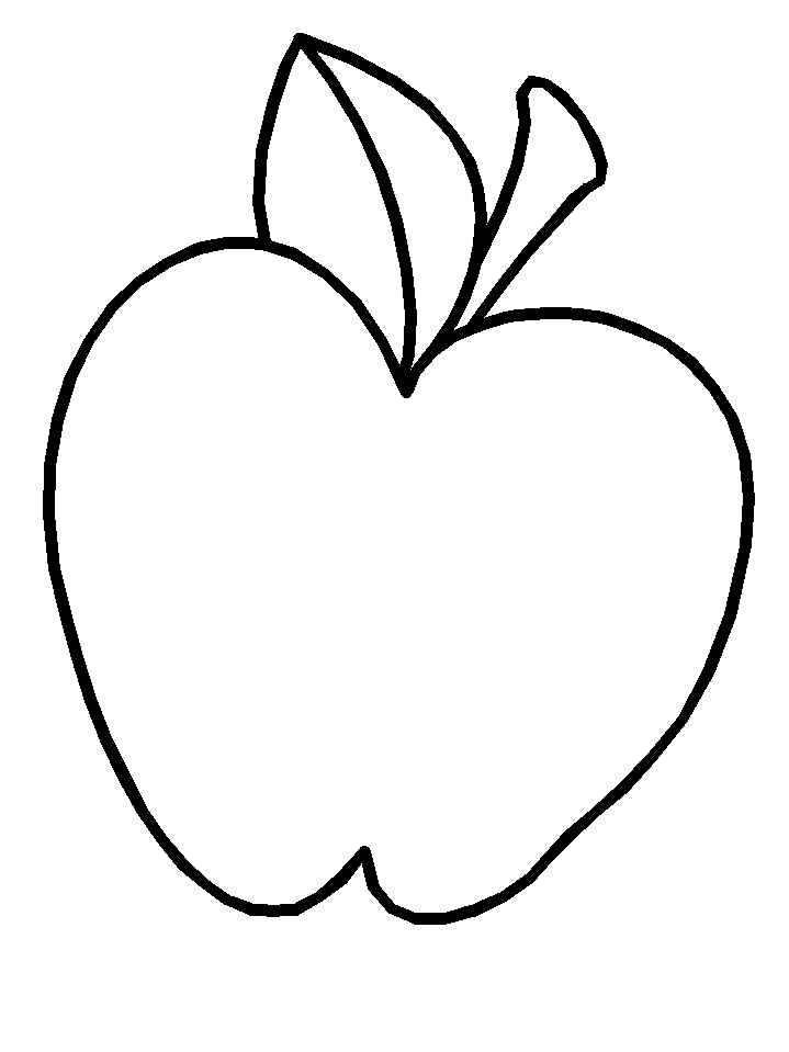 Download Apple Fruit Coloring Pages coloring page & book for kids.