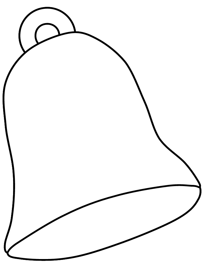 Bell Simple-shapes Coloring Pages