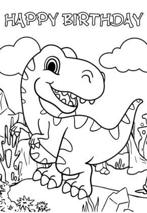 Jurassic Dinosaur Coloring Pages & coloring book.