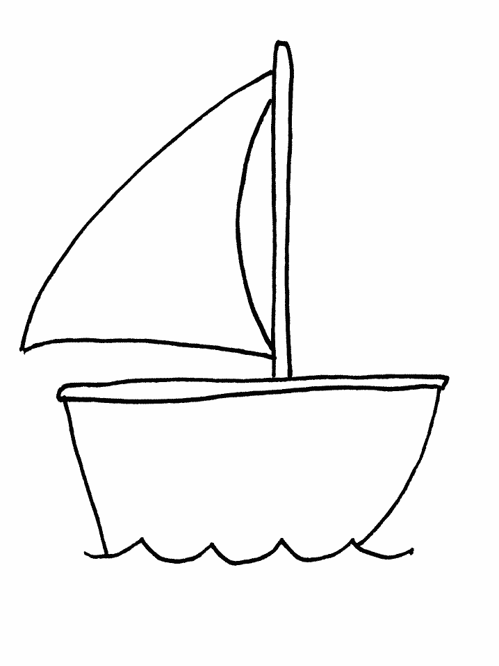 Boat Transportation Coloring Pages coloring page & book for kids.