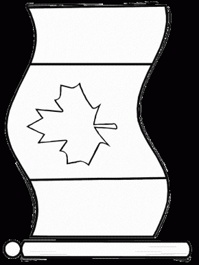 Map of Canada Coloring Page | Print a Map of Canada