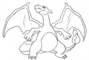 charizard coloring pictures coloring page  book for kids