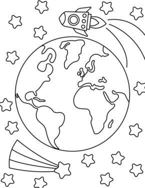 Earth Day Coloring Page | Fun way to celebrate