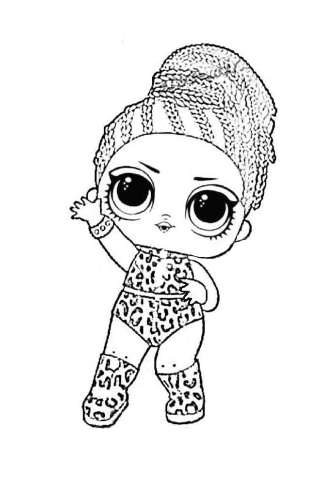 Coloring Pages Printable LOL Dolls & book for kids.