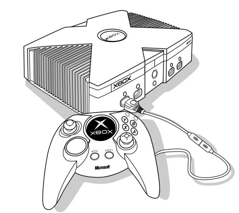 Coloring Page Xbox