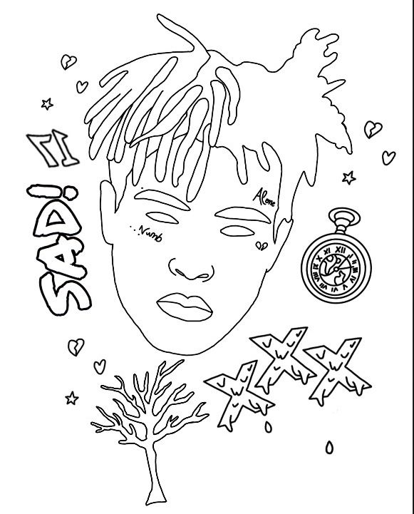 Coloring Pages Xxtenations Drawing Easy