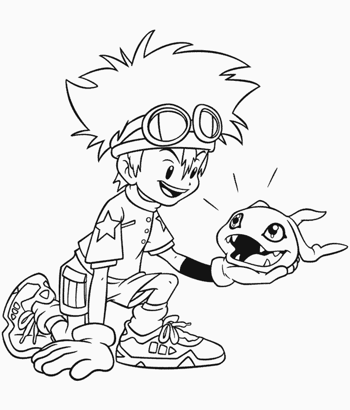 Digimon 29 Cartoons Coloring Pages & coloring book. Find your favorite.