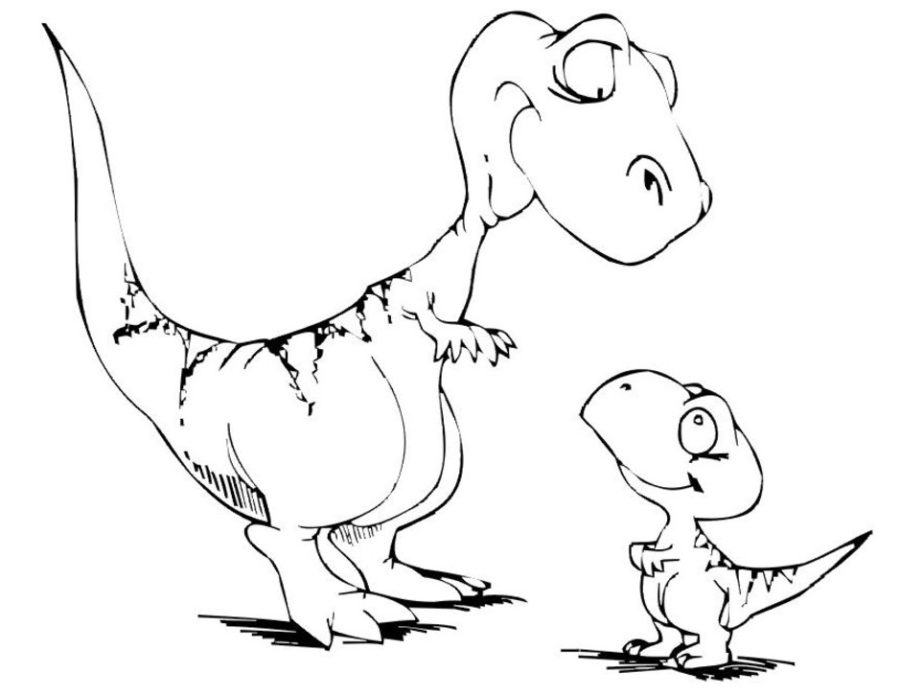 dinosaur free printable coloring pages