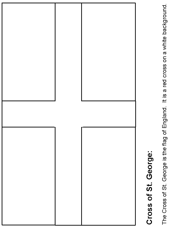 England Flag Coloring Page Printable coloring book