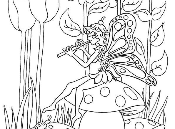 Spring Chicks Coloring Page coloring page & book for kids.