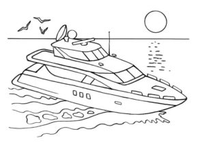 Sail Boat Coloring Page & coloring book. 6000+ coloring pages.