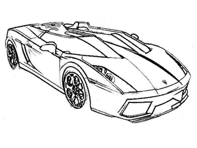 Fast Car Coloring Page & coloring book. Find your favorite.