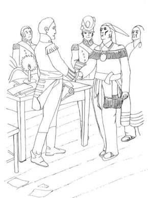 French and Indian War Coloring Pages & coloring book.