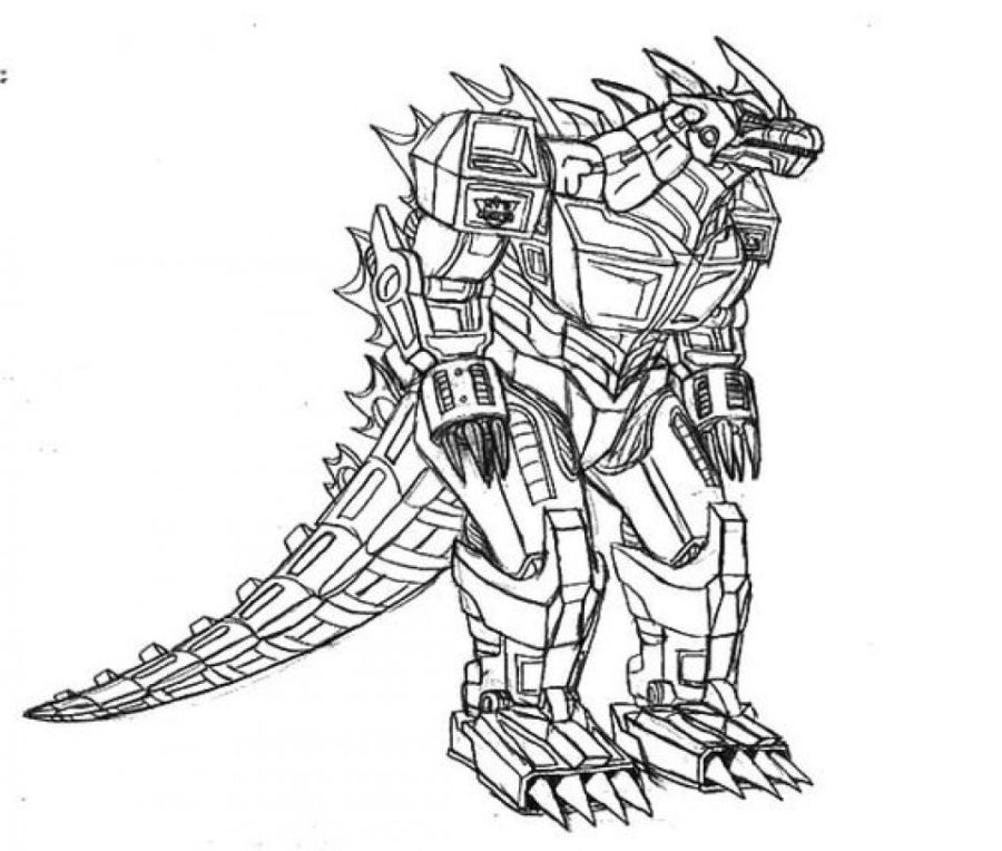 Godzilla Robot Coloring Pages